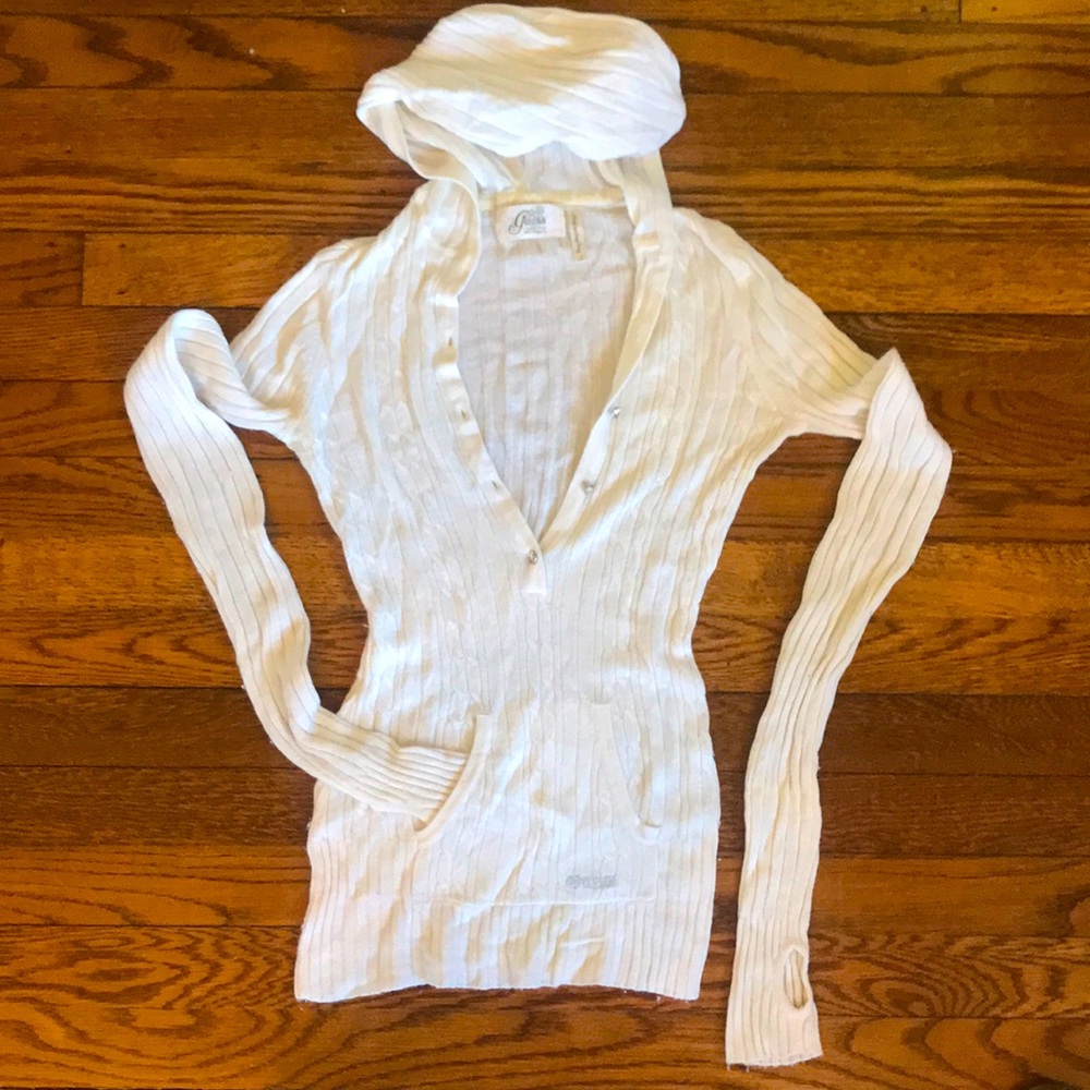 S Guess Henley sweater